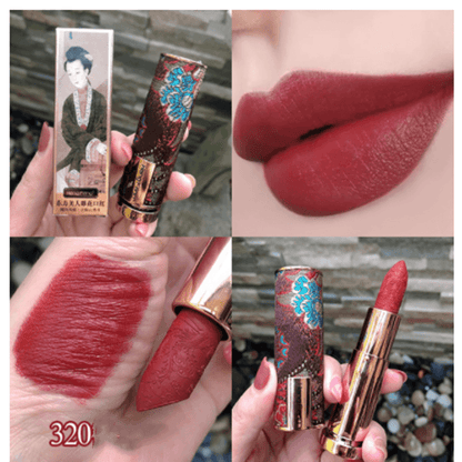 Chinese Carved Matte Lipstick Set - Moisturizing & Vibrant highshinegirl