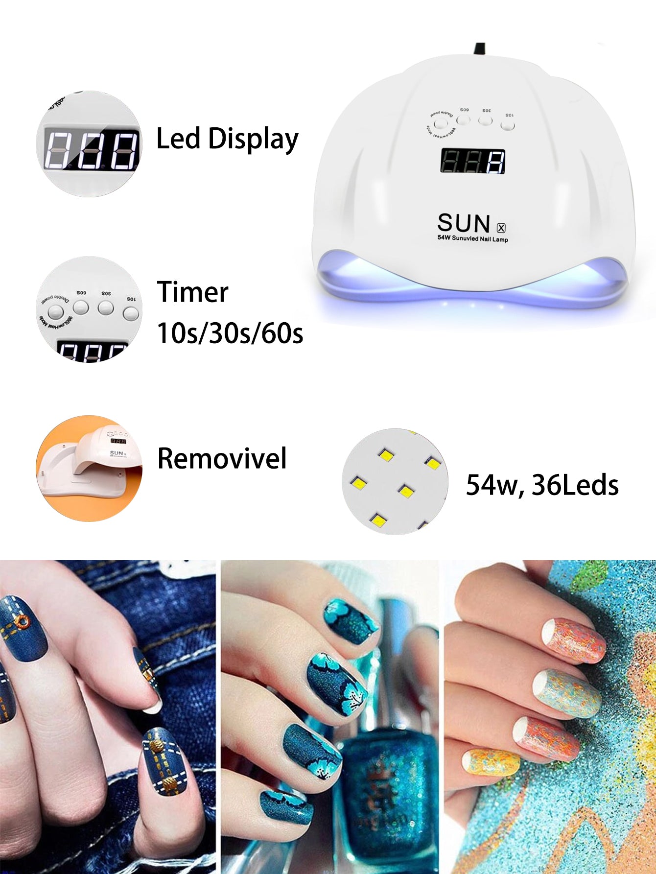 Luminous Cure UV-LED Nail Dryer highshinegirl