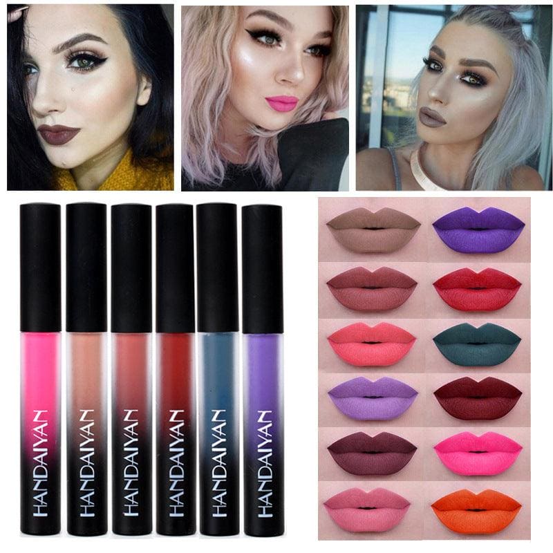 Velvet Matte Lip Gloss - Lasting Charm Color Matte Lipstick highshinegirl