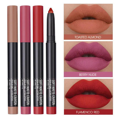 Langmanni Matte Lipstick Set - Set of 6 Long-lasting Lip Gloss highshinegirl