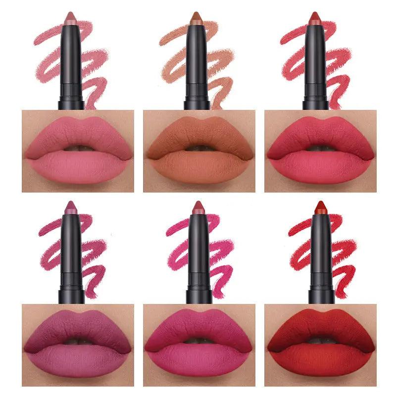 Langmanni Matte Lipstick Set - Set of 6 Long-lasting Lip Gloss highshinegirl
