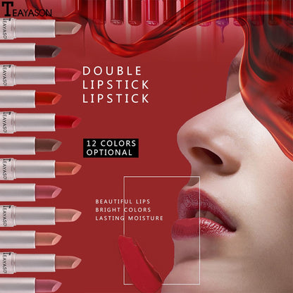 DuoVelvet Lip Perfection: Matte Longwear & Moisturizing Elegance High Shine